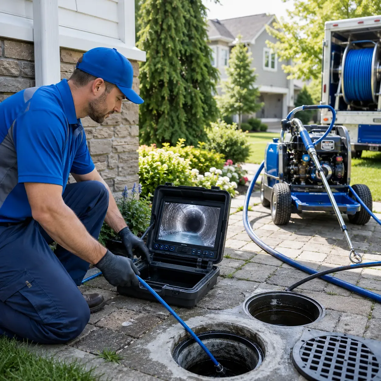Outdoor drain cleaning professionals serving Rensselaer, IN
